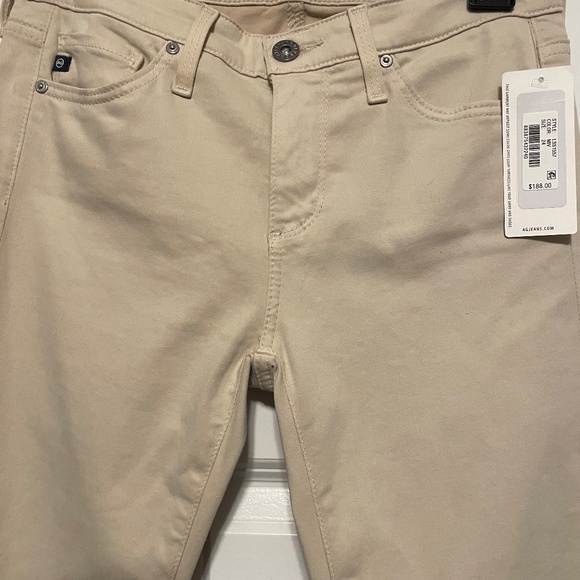 AG Adriano Goldschmied Cigarette Crop super stretch sateen Women’s Size 24 NWT - Picture 6 of 11